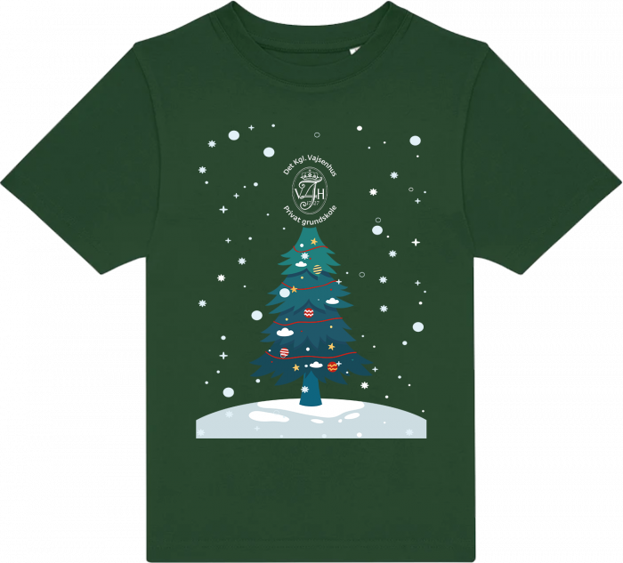 B&C - Vajsenhuset Christmas T-Shirt Kids - Bottle Green