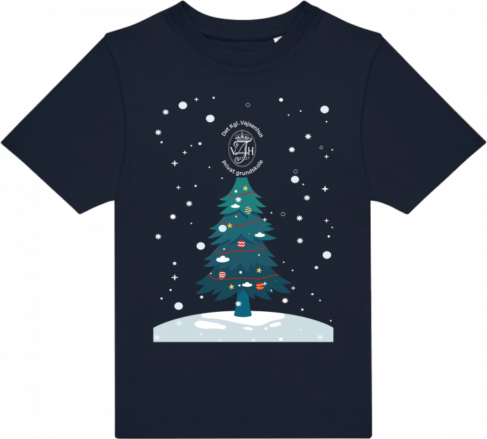 B&C - Vajsenhuset Christmas T-Shirt Kids - Navy