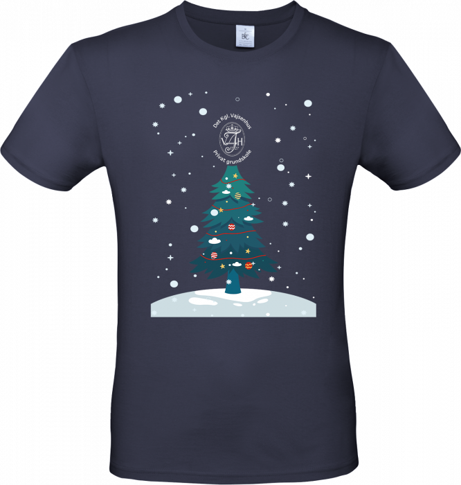 B&C - Vajsenhuset Christmas T-Shirt Adults - Navy